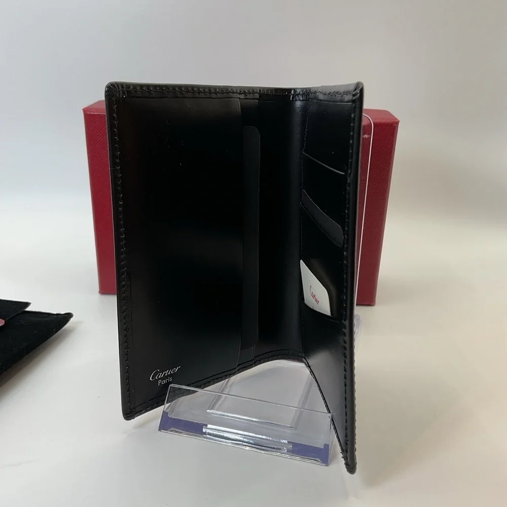 Cartier Black Leather Card Holder